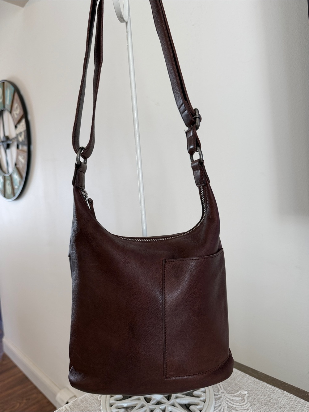 latico Kerry Brown Leather Crossbody Bag
